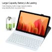 Detachable Bluetooth Keyboard Case for Samsung Galaxy Tab A7 10.4 - Rose Gold - 9