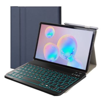 Ultra-thin Bluetooth Keyboard Leather Case for Samsung Galaxy Tab A7 10.4" 2020 - 1