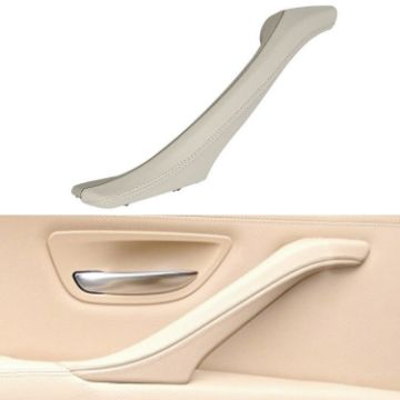 BMW 5 Series F10/F18 Left Inner Door Handle Assembly Creamy-white - 1