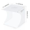 PULUZ 20cm LED Panels Portable Light Studio Tent Box Kit with Backdrops - 3