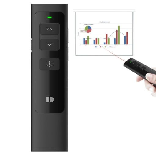 Doosl DSIT013 Presentation Remote - Laser Pointer - 100m Control Distance - 1