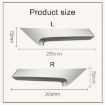 Toyota Camry 2006-2011 Left Front Door Handle Cover 74646-06080 - Silver - 3