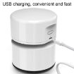 Mini Vacuum Cleaner USB Rechargeable Office Home Portable Paper Cleaner - 5
