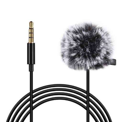 PULUZ 1.5m 3.5mm Jack Lavalier Microphone - 1