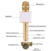 SDRD SD-08 Double Speakers Karaoke Microphone (Rose Gold) - 7