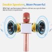 SDRD SD-08 Double Speakers Karaoke Microphone (Rose Gold) - 9