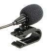 Stick-on Clip-on Lavalier 2.5mm Jack Mono Microphone for Car GPS/Bluetooth - 4