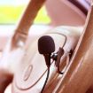 Stick-on Clip-on Lavalier Stereo Microphone for Car GPS/Bluetooth Audio DVD - 6