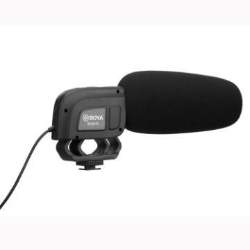 BOYA BY-M17R On-camera Condenser Digital Microphone - Black - 1