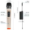 PULUZ UHF Wireless Dynamic Microphone with LED Display - Gold - 2