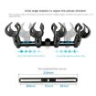 Four-Headed Microphone Clip Aluminum Pole - Microphone Accessories - 2