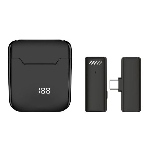S11 Wireless Lavalier Microphone with Charging Case - 1