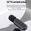 Wireless Lavalier Microphone with Charging Box - Type-C Interface - 3