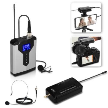 Wireless Lavalier Head Wear USB Computer Recording Microphone - 1