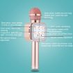 WS-1818 LED Light Flashing Microphone Bluetooth Wireless Microphone - 3