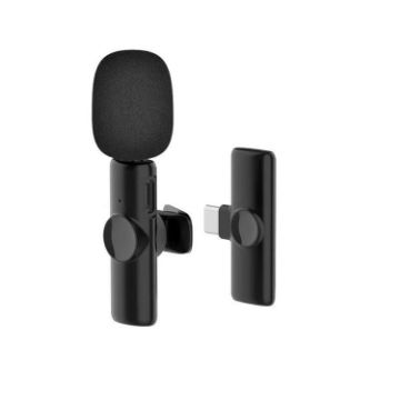 Wireless Lavalier Microphone for Android & Computer with USB-C Receiver - 1