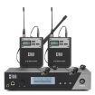 XTUGA IEM1100 Wireless In Ear Monitor System - 2 BodyPacks (UK Plug) - 1