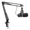 FEELWORLD PM1-AS XLR/USB Dynamic Microphone with Boom Arm - 1