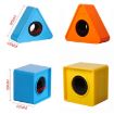 Interview Microphone Logo Flag Station - Triangular Orange - 4