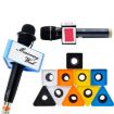 Interview Microphone Logo Flag Station - Triangular Blue - 2