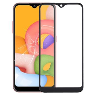 Samsung Galaxy A21 Front Screen Outer Glass Lens with OCA Optically Clear Adhesive - 1