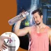 590ml Summer Outdoor Sports Training Spray Cooling Water Cup - Dream Purple - 8