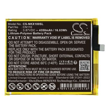 Nokia X20 Battery for TA-1350 TA-1344 TA-1341 TA-1332 CX10 - 1