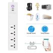 WiFi 16A SM-SO306-M Smart Power Strip with 4 Holes + 2 USB (EU Plug) - 4
