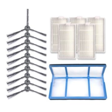 ILIFE V5S Pro Replacement Set: Brushes, Filters, Cotton Filters - 1
