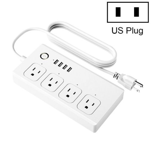 Wifi Mobile Phone Remote Control Power Strip, 1.5m, US Plug - 1