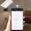 Wifi Mobile Phone Remote Control Power Strip, 1.5m, US Plug - 6