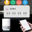 Wifi Mobile Phone Remote Control Power Strip, 1.5m, US Plug - 8