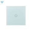 Wifi Wall Touch Panel Switch, Voice Control, White 1 Gang Model - 1