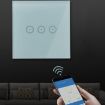 Wifi Wall Touch Panel Switch, Voice Control, White 1 Gang Model - 7