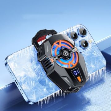 J20 Three-speed Semiconductor Phone Radiator with Digital Display - 1