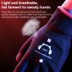 ROCK i28 Silver Fiber Anti-sweat Touch Gaming Gloves - 9
