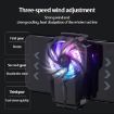 MeMo FL05 Fan Mobile Radiator with Colorful Lights - Black - 6