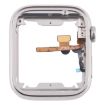 Apple Watch 7/8/9 45mm LTE Steel Frame Bezel & Flex Cable (Silver) - 3