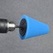 Blue M14 Car Cone Wheel Polishing & Detailing Waxing Sponge - 6