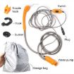Portable 12V Car Electric Shower & Washer Sprinkler - Orange - 6