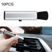10 PCS Silver Telescopic Car Air Conditioner Cleaning Brush - 1