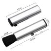 10 PCS Silver Telescopic Car Air Conditioner Cleaning Brush - 3