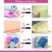 KANEED Pink Synthetic Chamois Towel, 43x32cm - Super Absorbent PVA - 7