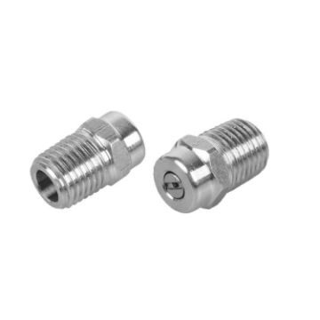 2 PCS High Pressure Cleaner Fan Nozzle ZG1/4-25, 040 Type 1.2 Hole - 1
