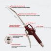 Wine Red LAIZE Aluminum Alloy Dust Removing Gun, Strong Blow - 2
