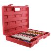 Stainless Steel & Nylon Pipe Cleaning Brush Set, 38 PCS (Red) - 2