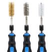 Stainless Steel & Nylon Pipe Cleaning Brush Set, 38 PCS (Red) - 5