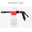 Portable Car Washer Water Gun Foam Pot Sprayer, Random Color - 4