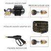 Quick Connect Pressure Washer Accessories: 15-3/8 Male + 14-3/8 Female - 8
