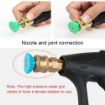 Blue 0 High Pressure Car Wash Gun Jet Nozzle Washer Accessories - 6